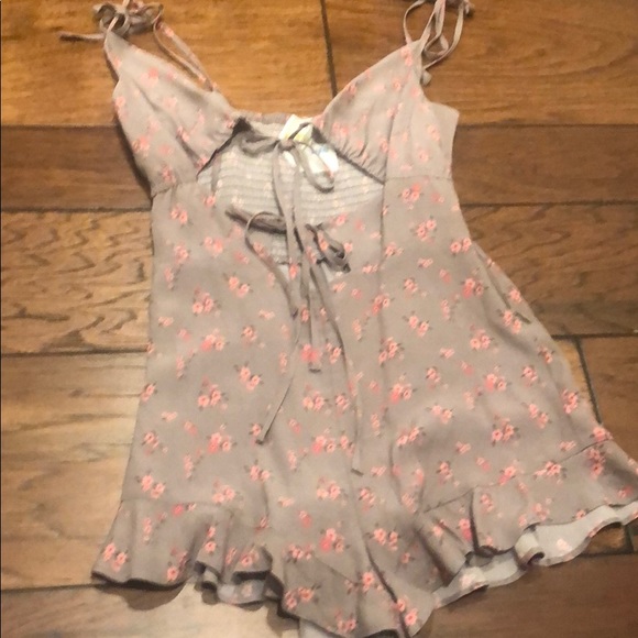NWOT Blue life retro romper - Picture 2 of 5